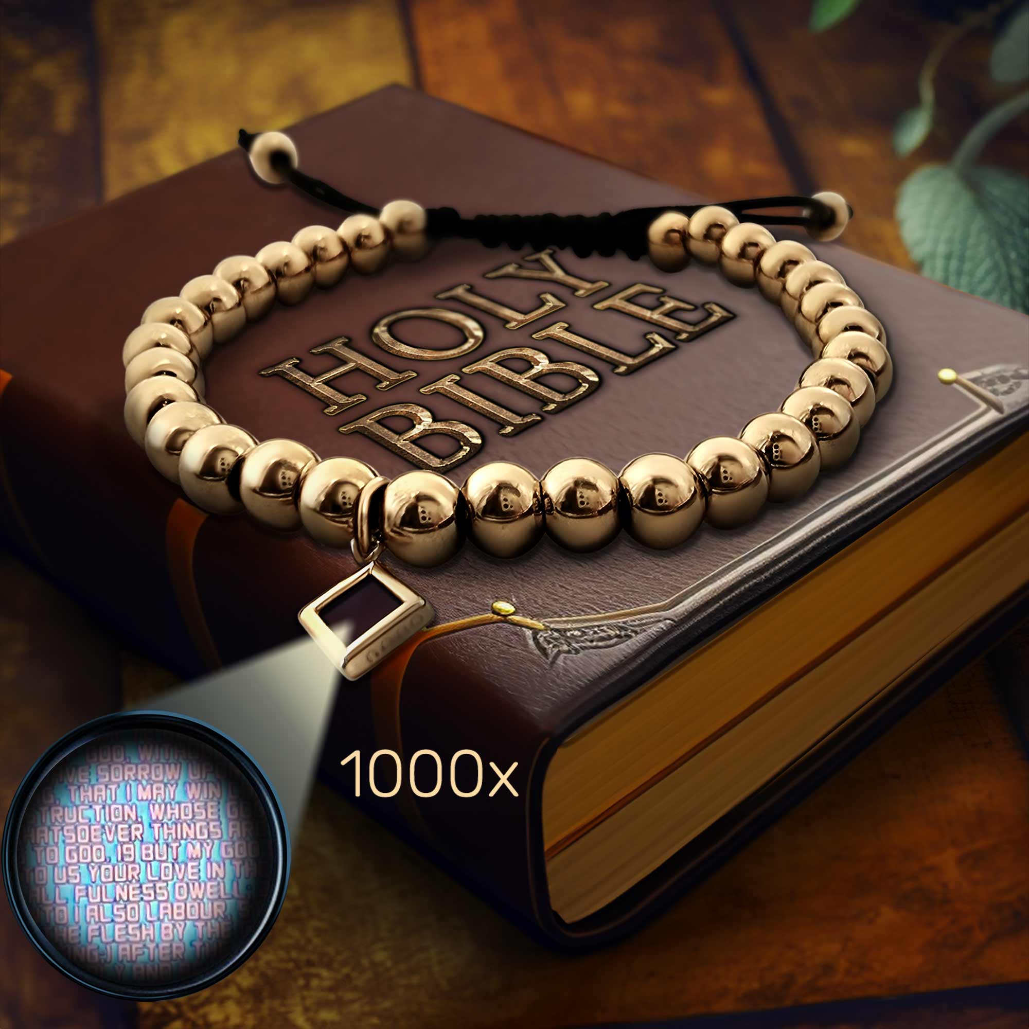 Bible Charm Bracelet With Elegant Silver Link Design From My Nano Jewelry